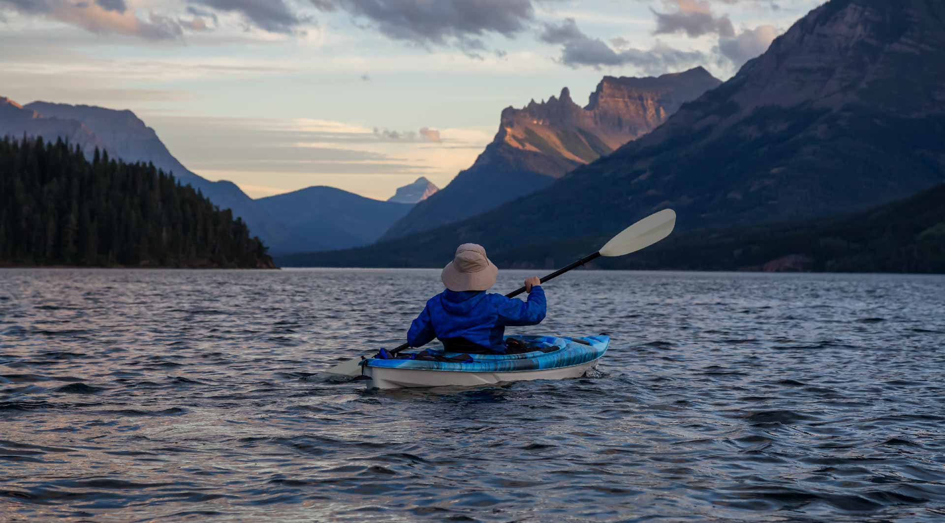 Kayak en la Laguna de Huaypo